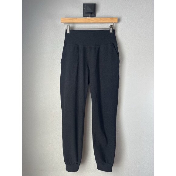 Beyond Yoga Charcoal Black High Waisted Spacedye Midi Jogger Size Small - Picture 3 of 6
